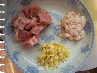 肉块炖茄子干的做法步骤：3