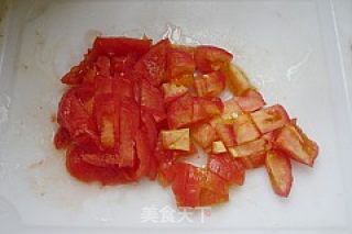 番茄烧大排的做法步骤：4