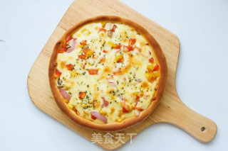 鸡肉蔬菜披萨的做法
