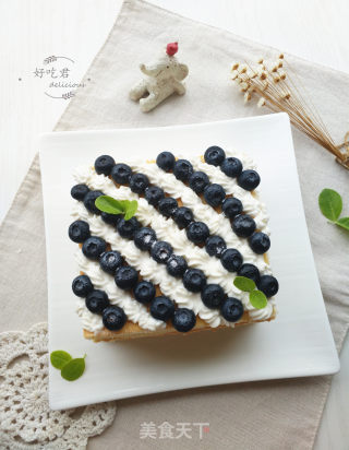 蓝莓奶油蛋糕