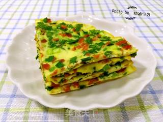 韭菜香肠蛋饼的做法