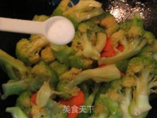 清炒西兰花的做法步骤：10