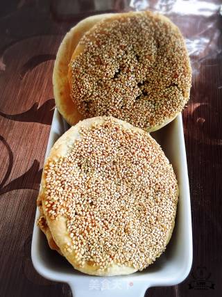 烤箱版芝麻烧饼的做法