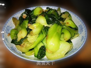 蒜香上海青的做法步骤：6