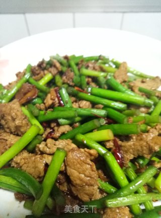 蒜薹炒肉的做法