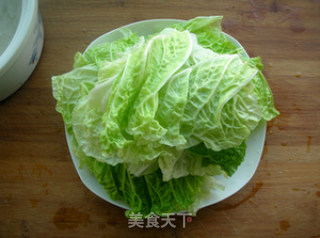 羊排白菜粉丝汤的做法步骤：2
