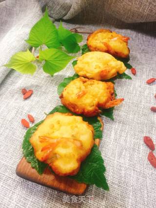 土豆泥虾饼的做法