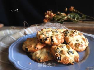 杏仁葡萄干饼干的做法