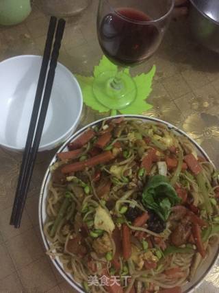 虾仁桂林米粉的做法