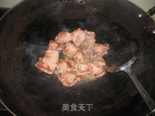 西冷牛肉扒芥蓝的做法步骤：6