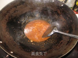 西冷牛肉扒芥蓝的做法步骤：8