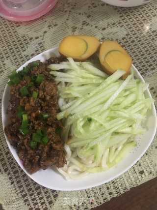 肉末拌面的做法