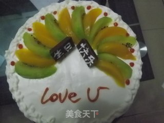 水果蛋糕的做法步骤：10