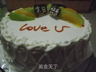 水果蛋糕的做法步骤：11
