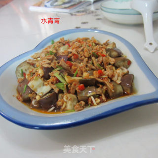 肉丝蒸茄丁的做法