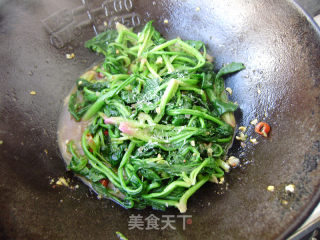 家常菜----鱼香菠菜的做法步骤：8