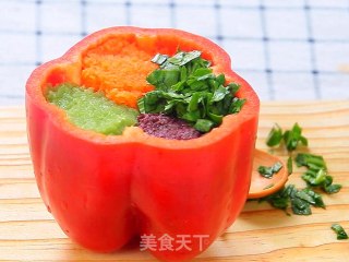 杂蔬蒸饭的做法