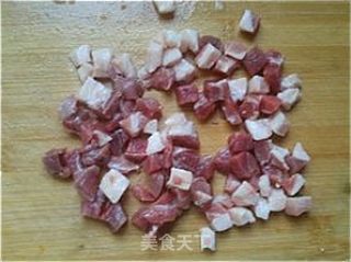 肉丁炒扁豆的做法步骤：3