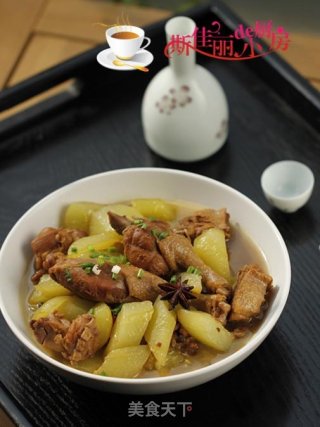 土黄瓜烧鸭腿的做法