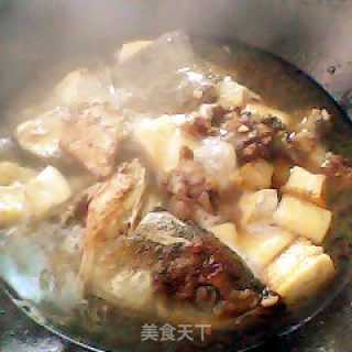 鱼头豆腐的做法步骤：9