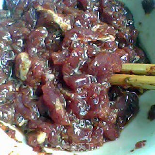 孜然牛肉混炒的做法步骤：4