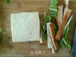 蛋皮吐司的做法步骤：5
