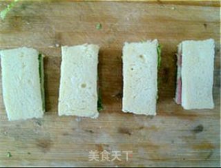 蛋皮吐司的做法步骤：6