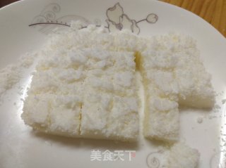 椰蓉奶冻糕的做法