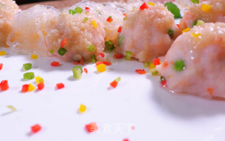 蒜蓉粉丝蒸虾丸的做法