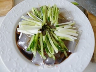 肉丝大拉皮的做法步骤：10