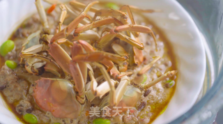 六月黄毛豆蒸肉饼的做法