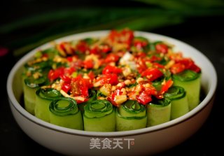 爽口黄瓜卷的做法
