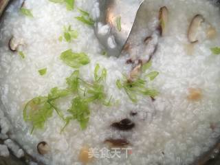 干贝香菇粥的做法