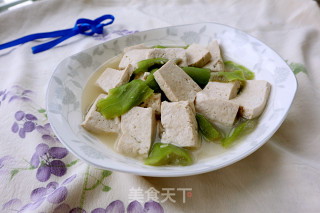 丝瓜炖豆腐的做法
