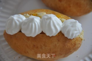 香橙香草布丁包的做法步骤：19