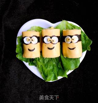 芝士小黄人三文治的做法