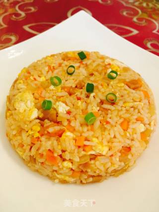 番茄蛋炒饭的做法