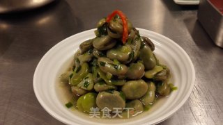 葱油蚕豆的做法