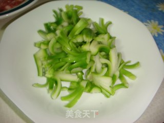 芥蓝花虾球的做法步骤：3