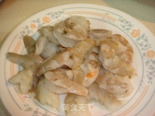 芥蓝花虾球的做法步骤：4