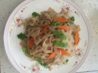 清炒藕片的做法