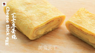 给自己来一份不一样的早餐—芝士厚蛋烧的做法