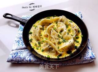 煎蛋卧饺的做法