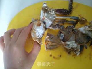 南瓜炖蟹的做法步骤：2
