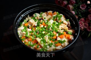 香菇滑鸡饭的做法