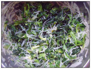 粉丝菠菜塔的做法步骤：7