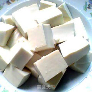 油煎四方豆腐的做法步骤：1
