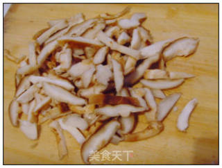 香菇滑肉的做法步骤：3