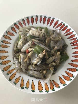 爆炒蛏子的做法