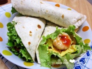 PK肯德基——鲜虾鸡蛋卷的做法步骤：15